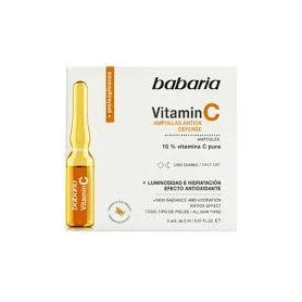 Fiole cu Vitamina C pentru luminozitatea tenului, 10 ml, Babaria