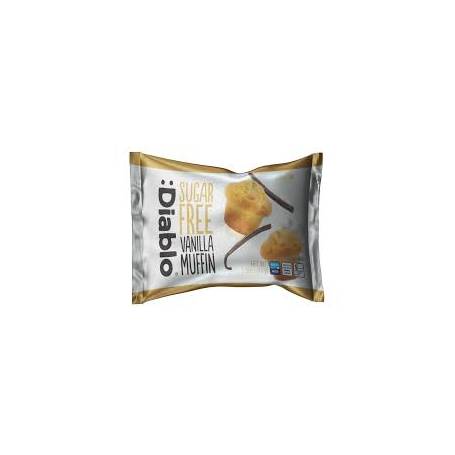 Briose cu vanilie fara adaos de zahar, 45 g, Diablo