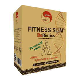 Fitness Slim 3xBiotics, ajuta la arderea grasimilor, 30 plicuri, Medica - Pro Natura
