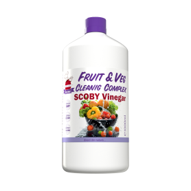 Solutie pentru curatarea si protejarea alimentelor, FRUIT & VEG CLEANING COMPLEX SCOBY, 1 L, Medica - ProNatura