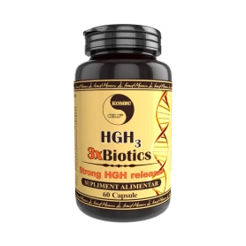 Hgh 3 X Biotics, sustine starea generala a organismului, 90 capsule, Medica - Pro Natura