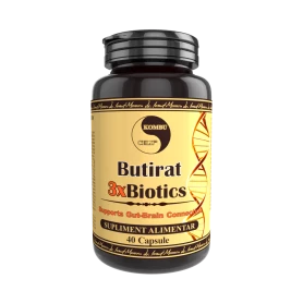 Butirat 3 X Biotics, ajuta la mentinerea memoriei, 40 capsule, Medica - Pro Natura