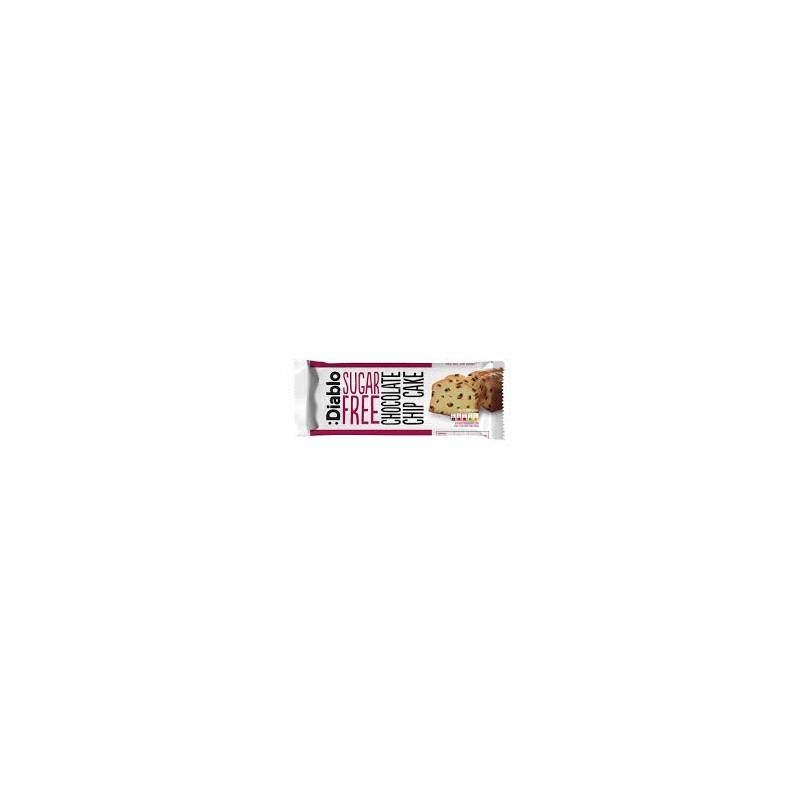 Chec fara zahar cu bucatele de ciocolata, 200 g, Diablo