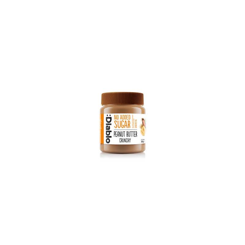 Crema de arahide 100% cu bucatele crocante de arahide, fara zahar,