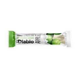 Baton de cereale si mere cu invelis din iaurt, fara zahar, 30 g, Diablo