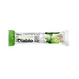 Baton de cereale si mere cu invelis din iaurt, fara zahar, 30 g, Diablo