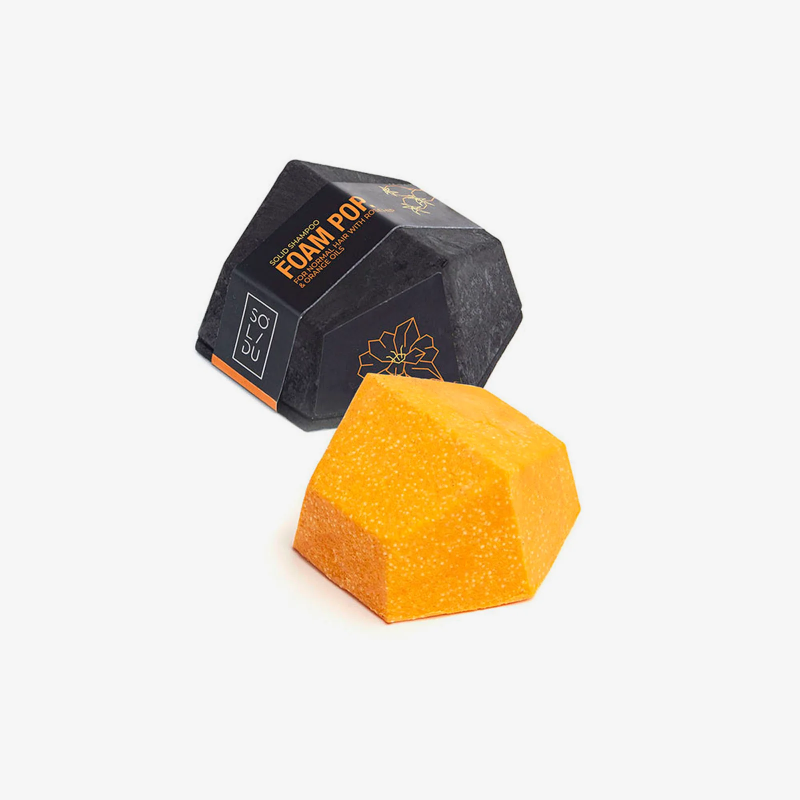 Sampon solid pentru par normal cu ulei din seminte de macese, 65 g,