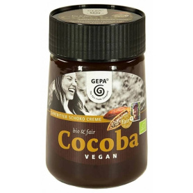 Cocoba, crema de ciocolata neagra, eco-bio si fairtrade, 400 g, Gepa