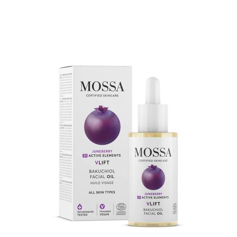 Ulei facial cu BAKUCHIOL - V LIFT, 30 ml, MOSSA