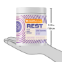 Mantra Rest - Relaxare si Somn odihnitor, aroma de Lamaie si Musetel, 135 g, Zahler - GNC