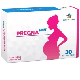 PREGNABLEU - supliment femei insarcinate, 30 capsule moi, BLEU PHARMA