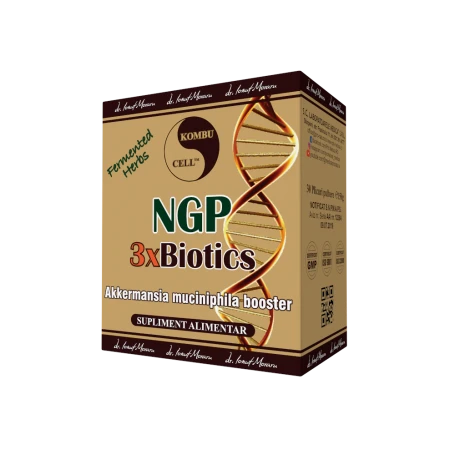 NGP 3xBiotics – Akkermansia muciniphila Booster, 30 plicuri, Medica - Pro Natura