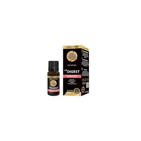Amestec de uleiuri esentiale 4 DIGEST, 10 ml, Cosmo Pharm