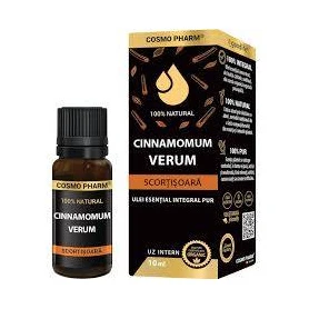 Ulei esential integral de Scortisoara, Cinnamomum Verum, 10 ml, Cosmo Pharm