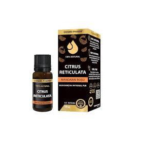 Ulei esential integral de Mandarin Rosu, 10 ml, Cosmo Pharm