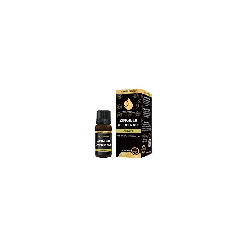 Ulei esential integral de Ghimbir, 10 ml, Cosmo Pharm
