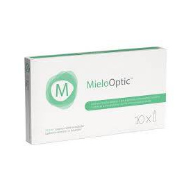 Mielo Optic, sustine buna functionare a nervului optic, 10 fiole, NaturPharma