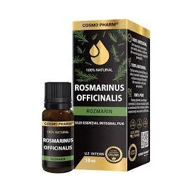 Ulei esential integral de Rozmarin, 10 ml, Cosmo Pharm