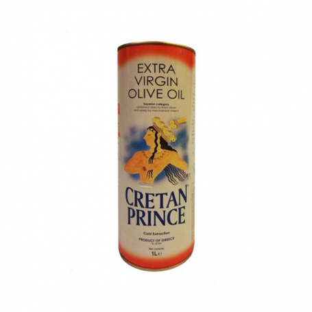 Ulei de masline extra virgin, Printul cretan, 1L, cutie metal, CRETAOIL
