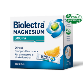 BIOLECTRA MAGNESIUM DIRECT LAMAIE, 300 mg, 20 doze, VEDRA - Hermes Arzneimittel
