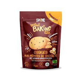 Amestec instant pentru cookies, cu bucati de ciocolata, eco-bio, 300 g, Shine