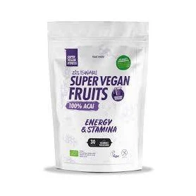 Pulbere Acai 100%, Super Vegan BIO, pre si dupa efort, 150 g, Iswari