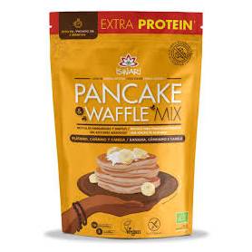 Amestec pentru clatite si vafe cu banane si proteina de canepa, eco-bio, 400 g, Iswari