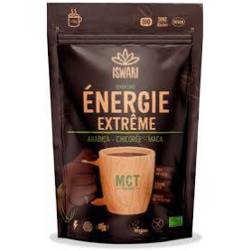 Cafea cu MCT, cafea arabica, cicoare si caramel, eco-bio, Extreme Energy, 200 g, Iswari