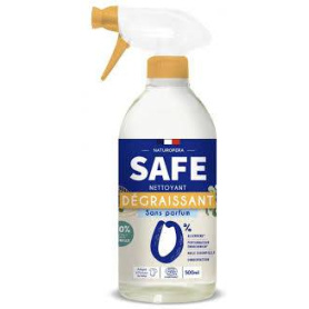 Degresant multisuprafete cu pulverizator, fara parfum, fara alergeni, eco-bio, 500 ml, Safe