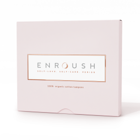 Tampoane bumbac organic - mini, 16 bucati - Enroush
