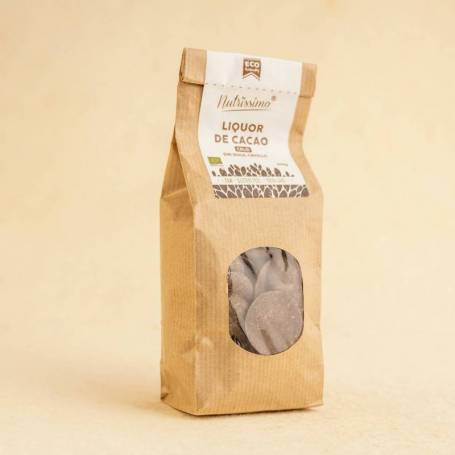 Masa de cacao cruda criollo, eco-bio, 200 g, Nutrissimo