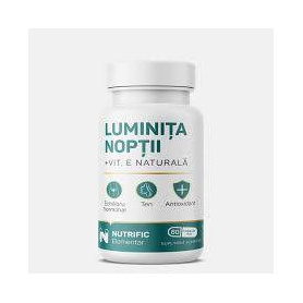 Luminita noptii cu vitamina E naturala, 60 capsule moi, Nutrific
