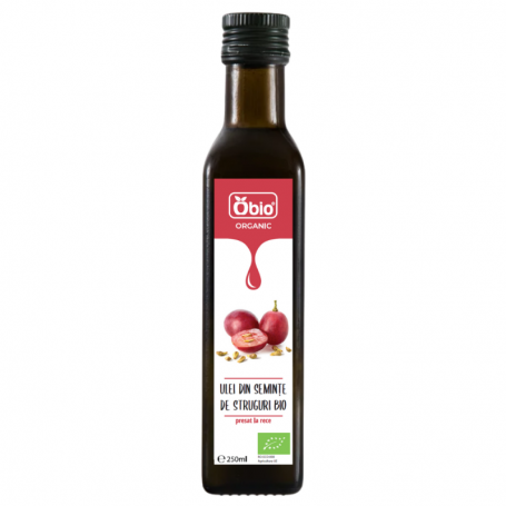 Ulei din seminte de struguri, eco-bio, 250 ml, Obio