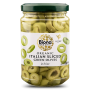 Masline verzi italiene feliate, in saramura, eco-bio, 280 g, Biona