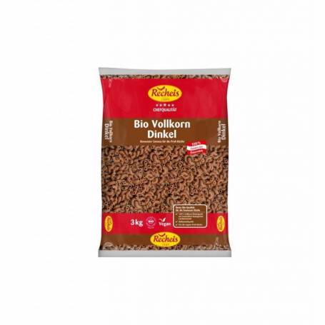 Paste integrale din grau spelta, eco-bio, 3 kg, Recheis