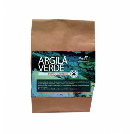 Argila verde fina, pentru uz extern, 500g - Argital