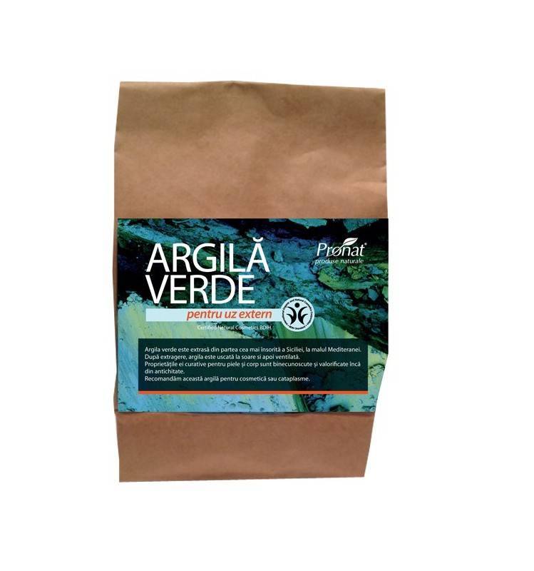 Argila Verde Fina, Pentru Uz Extern, 500g - Argital