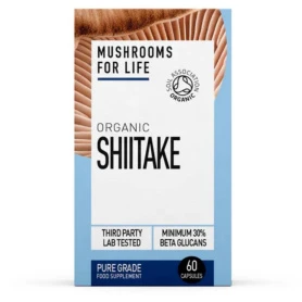 Organic Shiitake - Full Spectrum, 940 mg, 60 capsule, MushroomsForLife