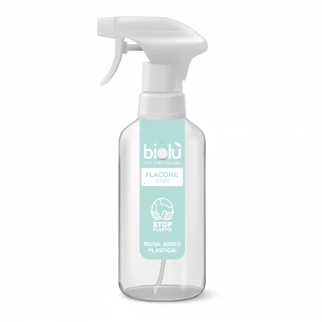 Recipient reutilizabil din plastic pentru tabletele de curatat, 250 ml, Biolu