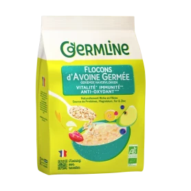 Fulgi de ovaz germinat, eco-bio, 350 g, Germline