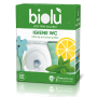 Tablete ecologice pentru toaleta cu menta si lamaie, 20 bucati, 47.5 g, Biolu
