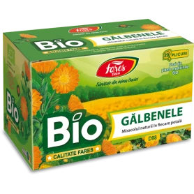 Ceai Galbenele, D98, eco-bio, 20 plicuri, Fares