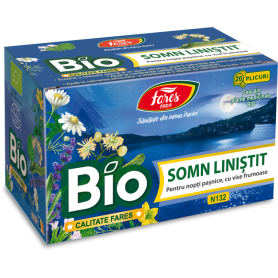 Ceai Somn linistit, N132, eco-bio, 20 plicuri, Fares