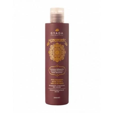 Sampon revitalizare culoare par saten, 200 ml – Hyalurvedic Gyada