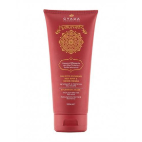 Masca de par revitalizare culoare par roscat, 200 ml – Hyalurvedic Gyada