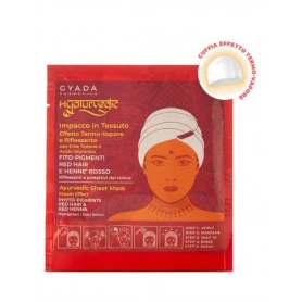 Masca par roscat tip casca cu efect termic – Hyalurvedic Gyada