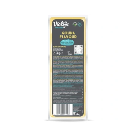 Cascaval vegan pentru pizza cu aroma de Gouda, CALUP 2.5kg - Viotros - Violife