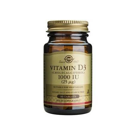 Vitamina D3 1000UI - 90tb - SOLGAR