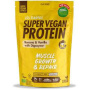 Pulbere proteica cu banane si vanilie cu DigeZyme, dupa efort, Super Vegan Protein, eco-bio, 875 g, Iswari