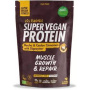 Pulbere proteica cu mocha si scortisoara Ceylon, dupa efort, Super Vegan Protein, eco-bio, 875 g, Iswari